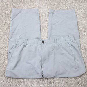 Under Armour Pants Mens 42x28 Gray UA Match Play Flat Front Straight Leg Golf